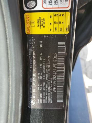 Photo 12 VIN: WBXPC93457WF17302 - BMW X3 3.0SI 