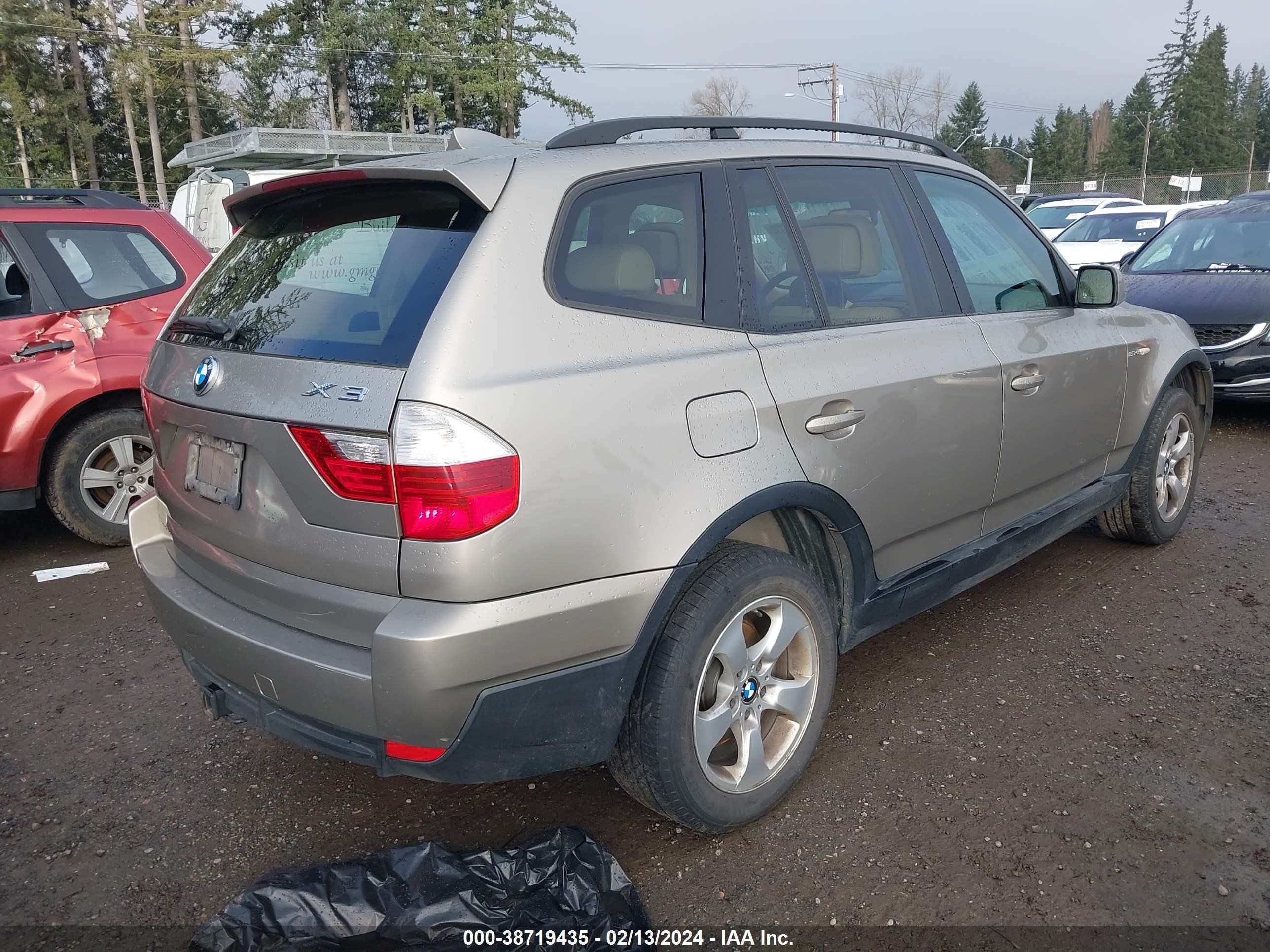 Photo 3 VIN: WBXPC93458WJ07078 - BMW X3 