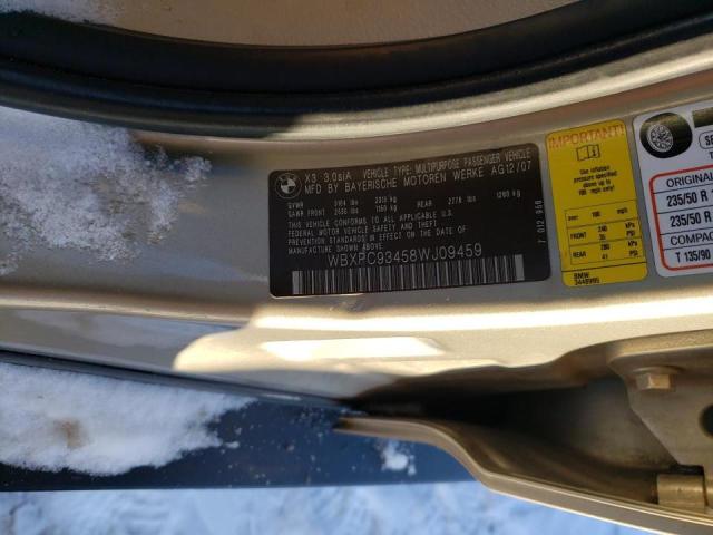 Photo 9 VIN: WBXPC93458WJ09459 - BMW X3 3.0SI 