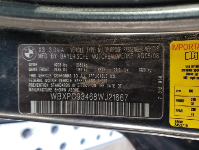 Photo 12 VIN: WBXPC93468WJ21667 - BMW X3 