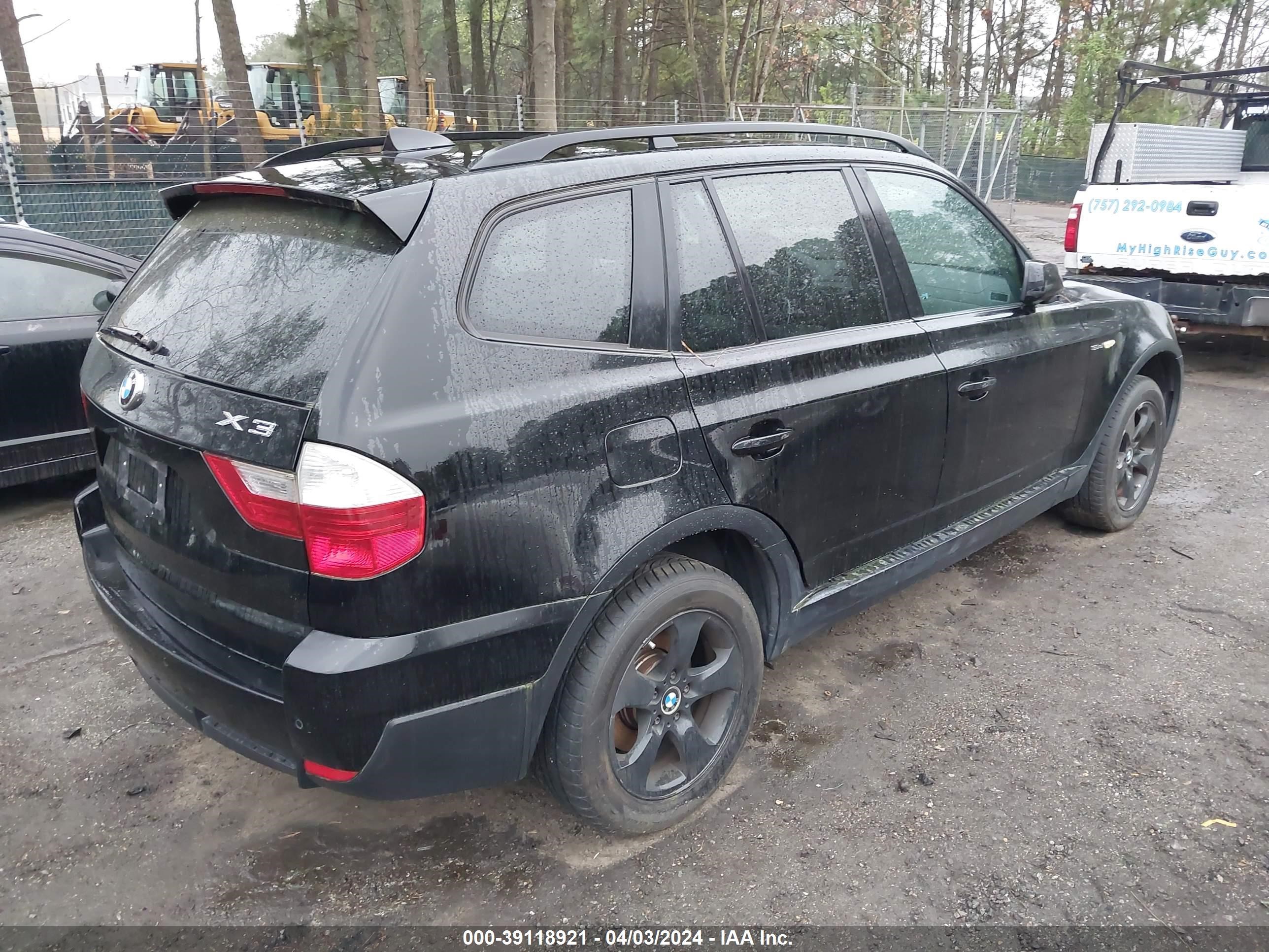 Photo 3 VIN: WBXPC93477WF07709 - BMW X3 