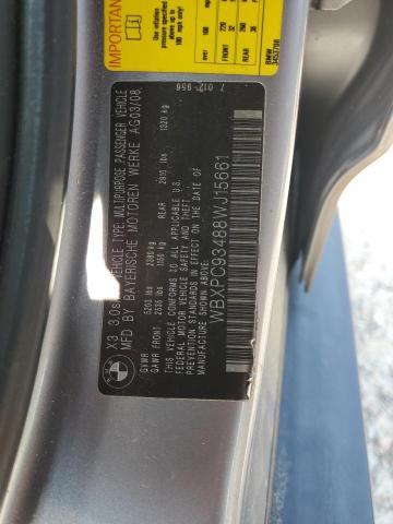 Photo 11 VIN: WBXPC93488WJ15661 - BMW X3 