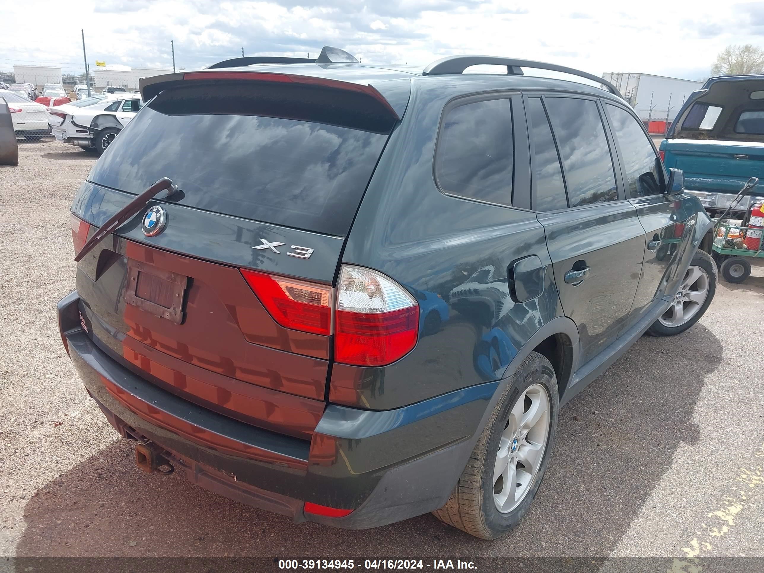 Photo 3 VIN: WBXPC93497WF28268 - BMW X3 