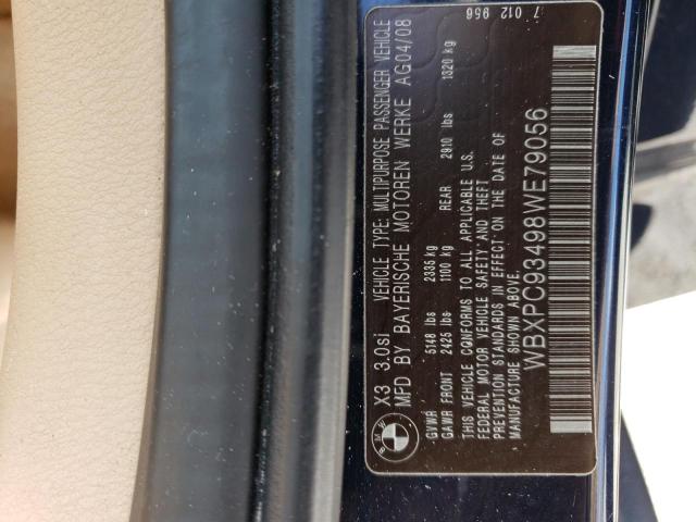 Photo 11 VIN: WBXPC93498WE79056 - BMW X3 3.0SI 