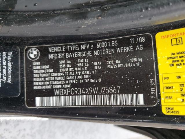 Photo 12 VIN: WBXPC934X9WJ25867 - BMW X3 