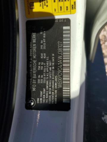 Photo 11 VIN: WBXPC9C41AWJ38107 - BMW X3 