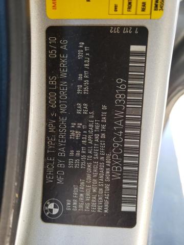 Photo 12 VIN: WBXPC9C41AWJ38169 - BMW X3 