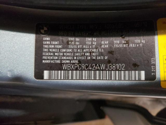 Photo 11 VIN: WBXPC9C42AWJ38102 - BMW X3 XDRIVE3 