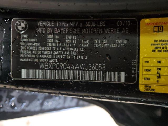 Photo 12 VIN: WBXPC9C44AWJ36058 - BMW X3 