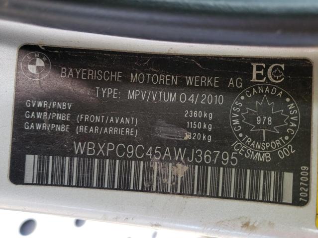 Photo 9 VIN: WBXPC9C45AWJ36795 - BMW X3 