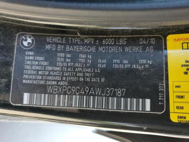 Photo 12 VIN: WBXPC9C49AWJ37187 - BMW X3 