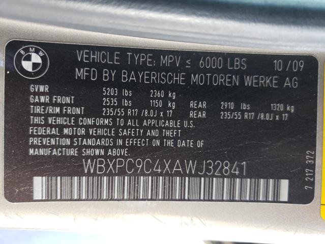 Photo 12 VIN: WBXPC9C4XAWJ32841 - BMW X3 