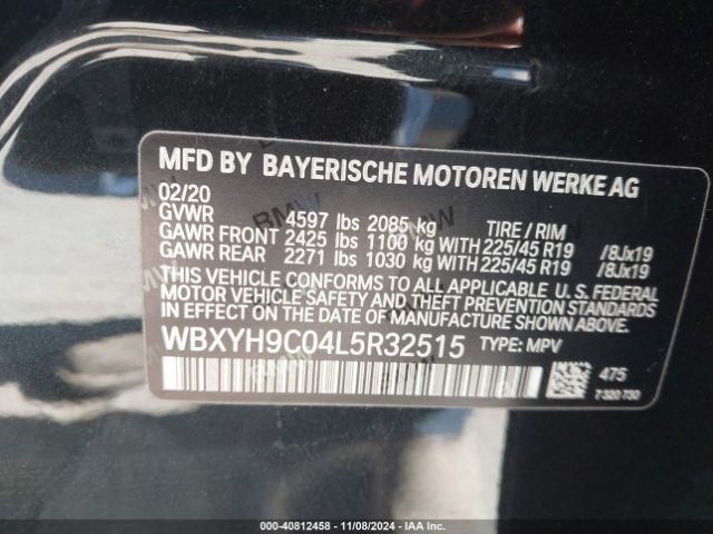 Photo 8 VIN: WBXYH9C04L5R32515 - BMW X2 