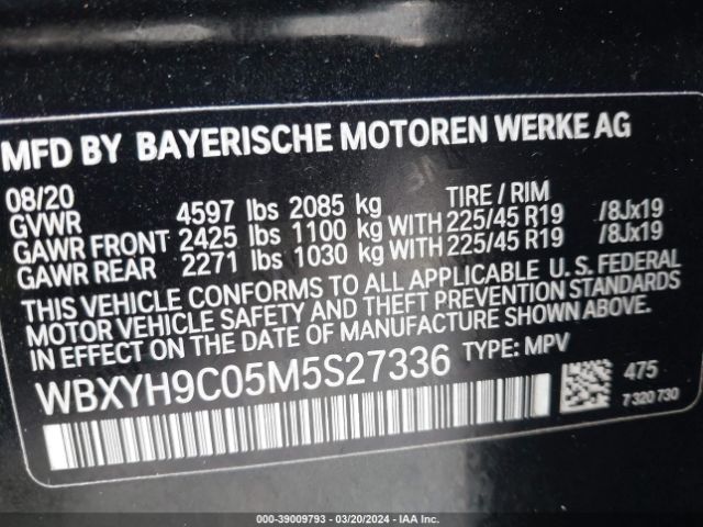 Photo 8 VIN: WBXYH9C05M5S27336 - BMW X2 