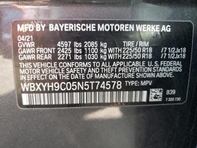 Photo 11 VIN: WBXYH9C05N5T74578 - BMW X2 SDRIVE2 