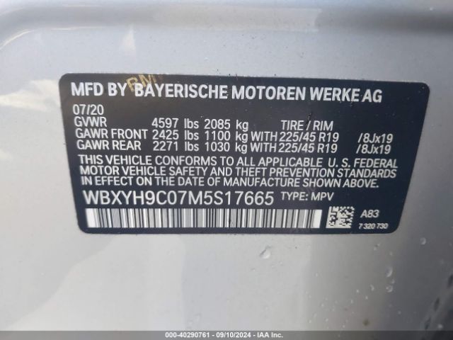 Photo 8 VIN: WBXYH9C07M5S17665 - BMW X2 