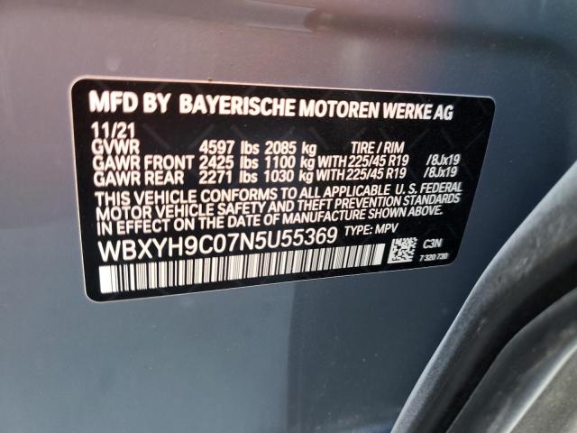 Photo 12 VIN: WBXYH9C07N5U55369 - BMW X2 SDRIVE2 