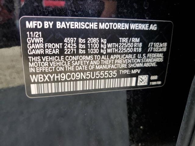 Photo 12 VIN: WBXYH9C09N5U55535 - BMW X2 SDRIVE2 