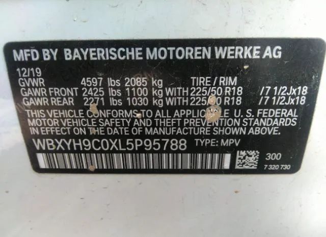 Photo 8 VIN: WBXYH9C0XL5P95788 - BMW X2 