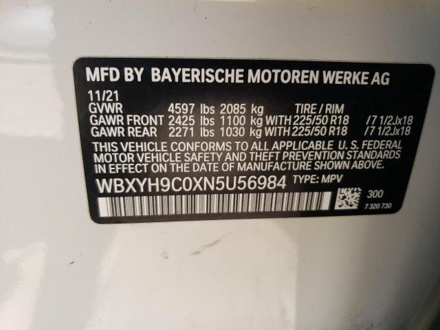 Photo 11 VIN: WBXYH9C0XN5U56984 - BMW X2 