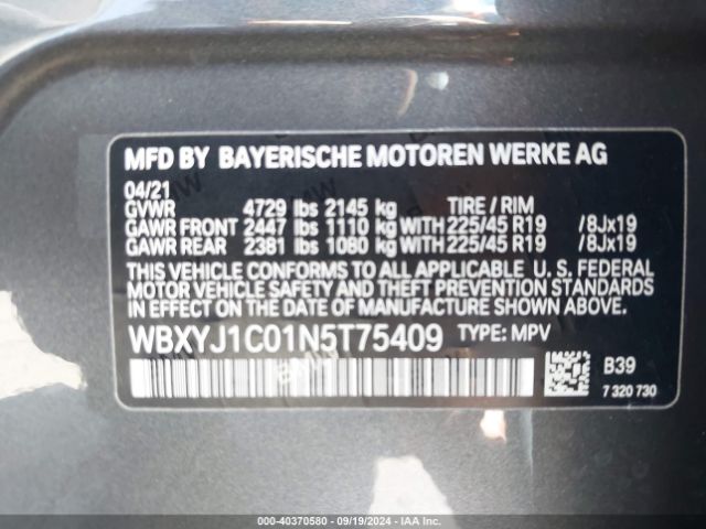 Photo 8 VIN: WBXYJ1C01N5T75409 - BMW X2 