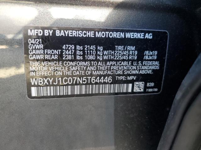 Photo 12 VIN: WBXYJ1C07N5T64446 - BMW X2 