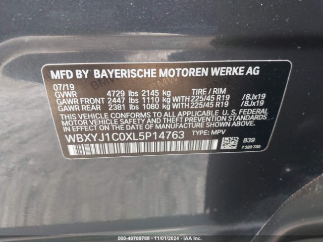 Photo 8 VIN: WBXYJ1C0XL5P14763 - BMW X2 