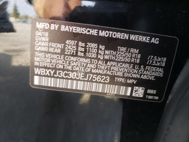 Photo 9 VIN: WBXYJ3C30JEJ75623 - BMW X2 SDRIVE2 