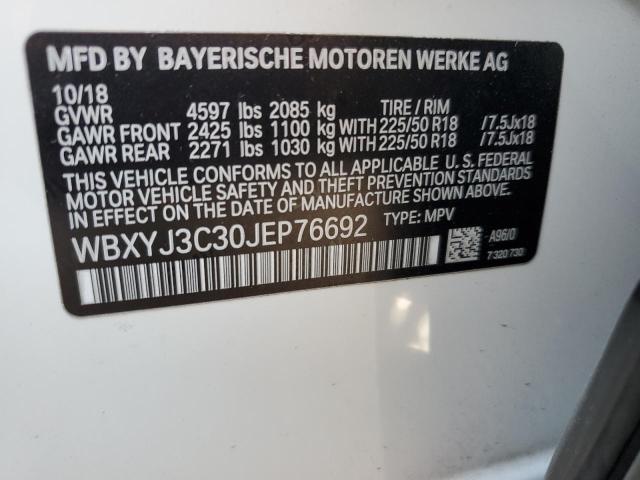 Photo 12 VIN: WBXYJ3C30JEP76692 - BMW X2 