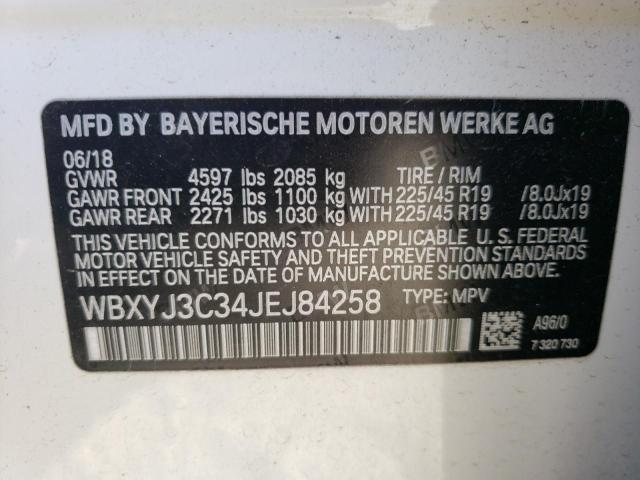 Photo 12 VIN: WBXYJ3C34JEJ84258 - BMW X2 