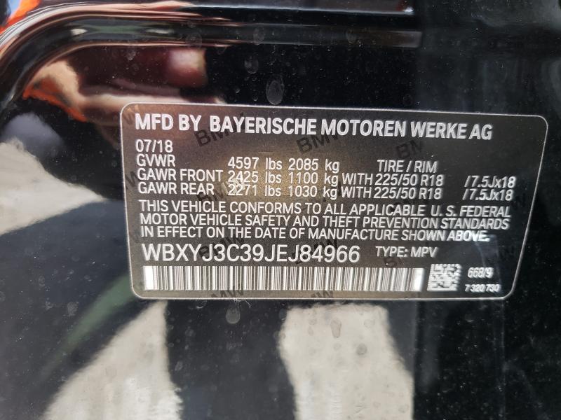 Photo 9 VIN: WBXYJ3C39JEJ84966 - BMW X2 SDRIVE2 