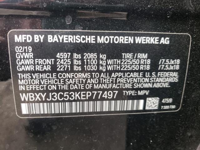 Photo 9 VIN: WBXYJ3C53KEP77497 - BMW X2 SDRIVE2 