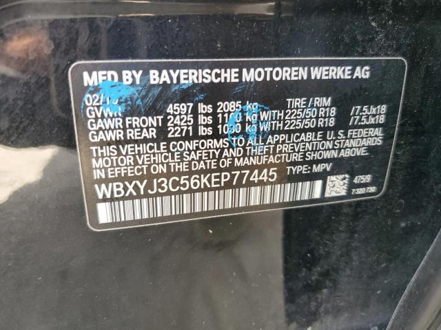 Photo 12 VIN: WBXYJ3C56KEP77445 - BMW X2 SDRIVE2 