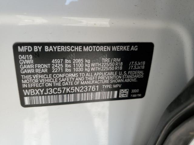 Photo 12 VIN: WBXYJ3C57K5N23761 - BMW X2 SDRIVE2 