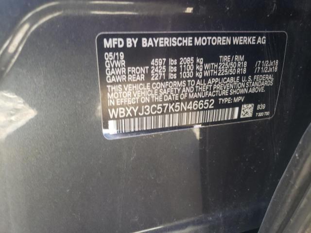 Photo 9 VIN: WBXYJ3C57K5N46652 - BMW X2 SDRIVE2 