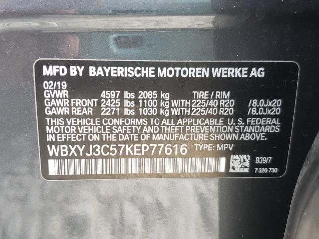 Photo 9 VIN: WBXYJ3C57KEP77616 - BMW X2 SDRIVE2 