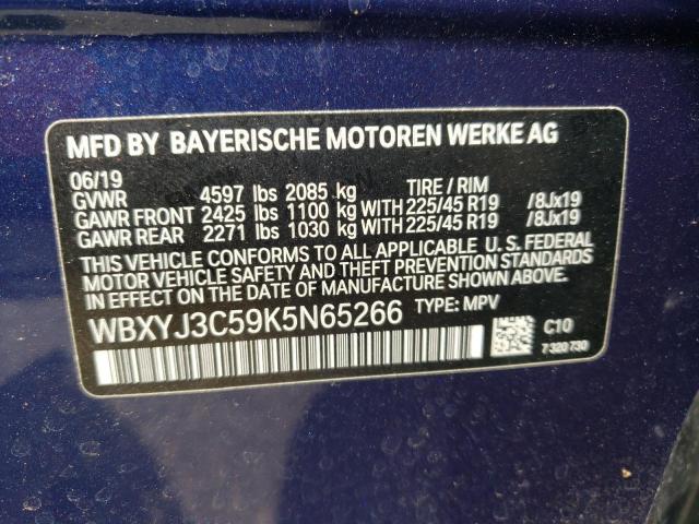 Photo 9 VIN: WBXYJ3C59K5N65266 - BMW X2 SDRIVE2 