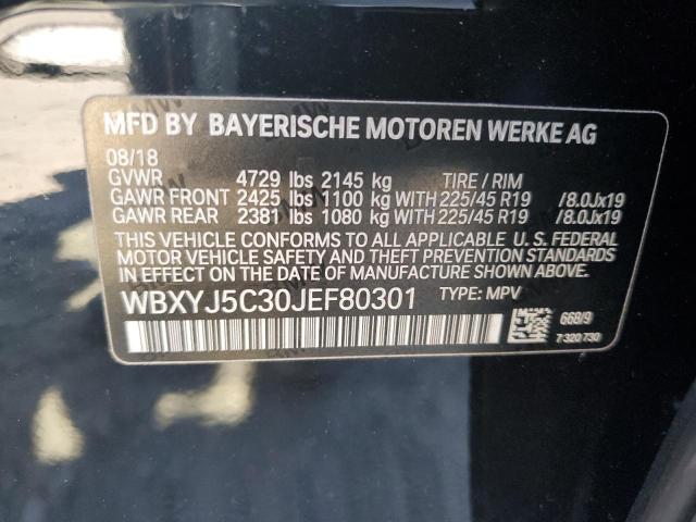 Photo 12 VIN: WBXYJ5C30JEF80301 - BMW X2 XDRIVE2 