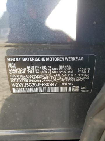 Photo 12 VIN: WBXYJ5C30JEF80847 - BMW X2 XDRIVE2 