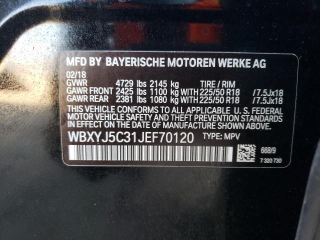 Photo 9 VIN: WBXYJ5C31JEF70120 - BMW X2 XDRIVE2 