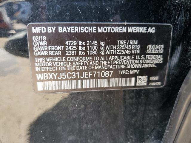 Photo 12 VIN: WBXYJ5C31JEF71087 - BMW X2 XDRIVE2 