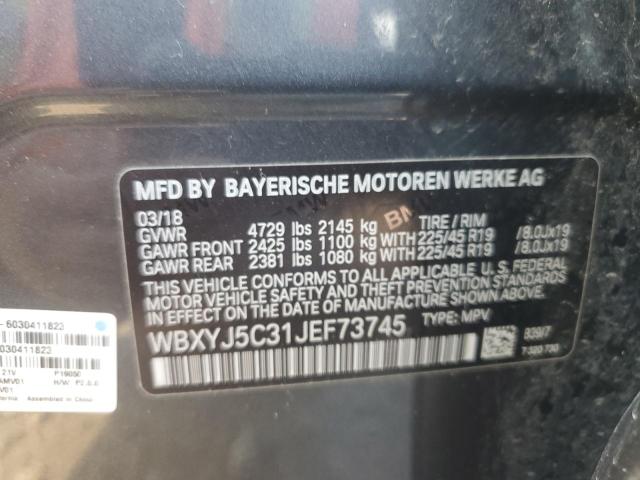 Photo 12 VIN: WBXYJ5C31JEF73745 - BMW X2 