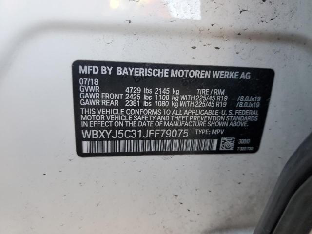 Photo 13 VIN: WBXYJ5C31JEF79075 - BMW X2 XDRIVE2 