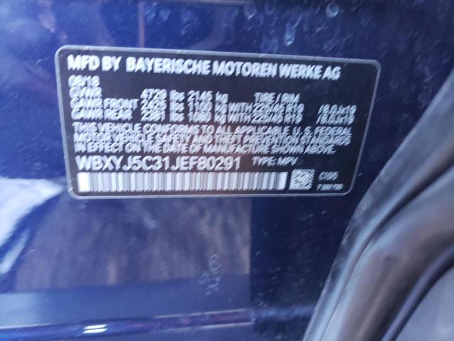 Photo 11 VIN: WBXYJ5C31JEF80291 - BMW X2 XDRIVE2 