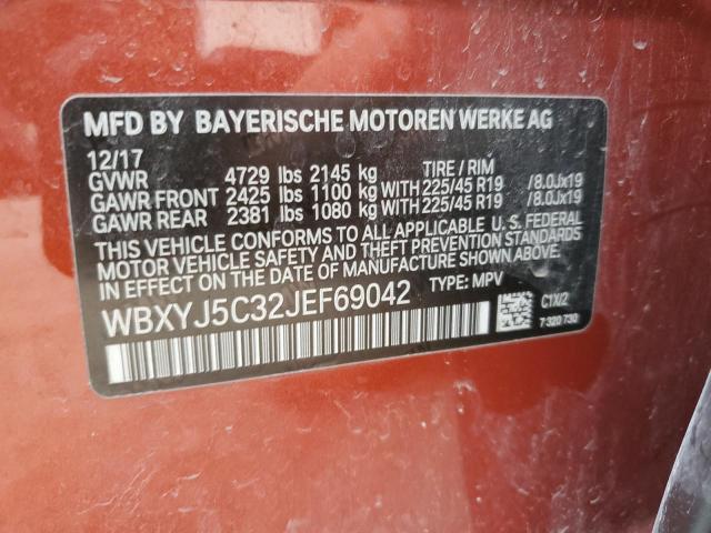 Photo 12 VIN: WBXYJ5C32JEF69042 - BMW X2 