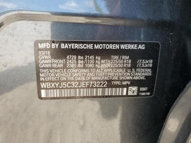 Photo 12 VIN: WBXYJ5C32JEF73222 - BMW X2 