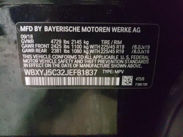 Photo 9 VIN: WBXYJ5C32JEF81837 - BMW X2 XDRIVE2 