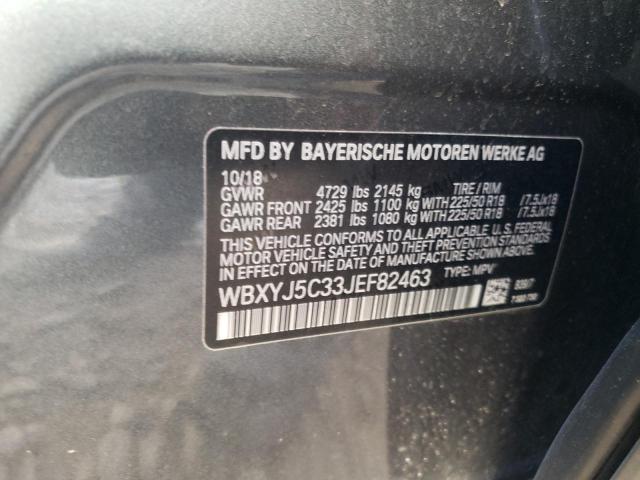 Photo 9 VIN: WBXYJ5C33JEF82463 - BMW X2 XDRIVE2 