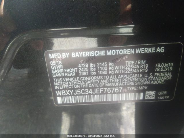 Photo 8 VIN: WBXYJ5C34JEF76767 - BMW X2 