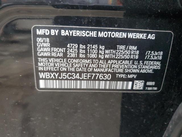 Photo 11 VIN: WBXYJ5C34JEF77630 - BMW X2 